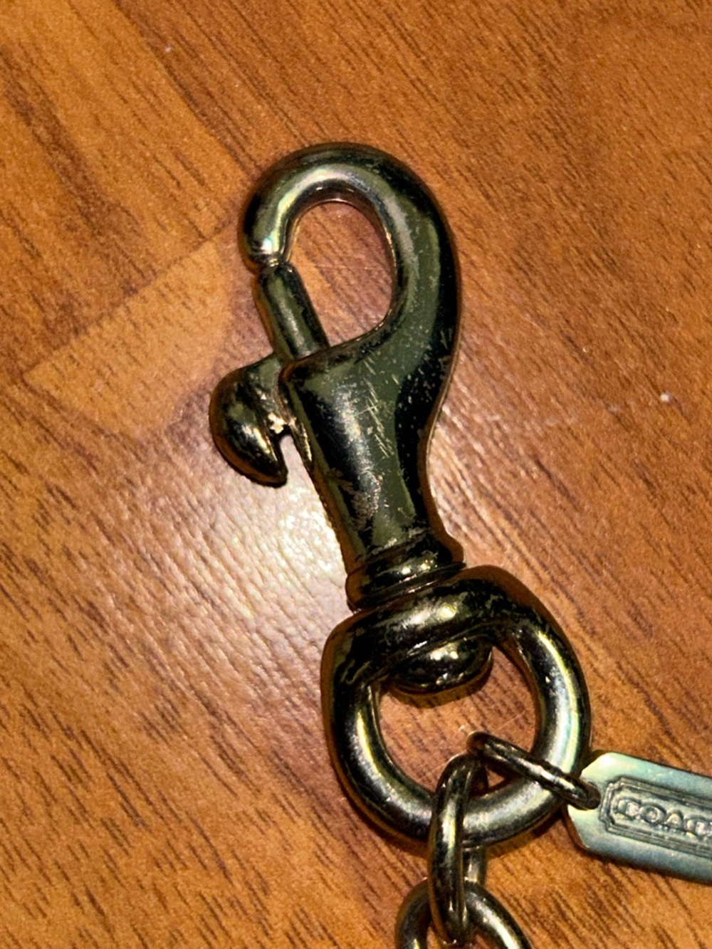 Authentic Coach Original Leather Earth Globe 🌎 Keyring / Bag Charm - Picture 7 of 9